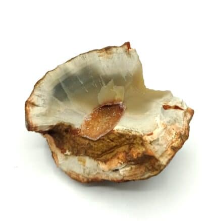 Achatgeode mit Citrindruse (Agate, Citrine), Idar, Inde, (Allemagne?).