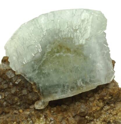 Datolite verte, Dalnegorsk, Sibérie, Russie.