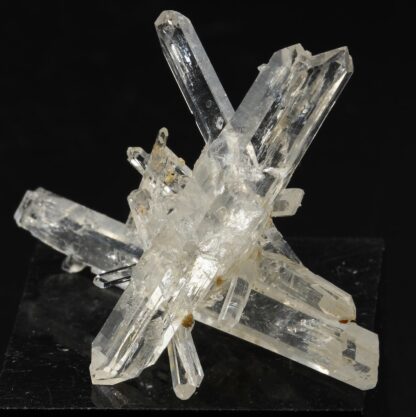 Quartz, lot de 3, Mt Ida, comté de Montgomery, Arkansas, États-Unis.