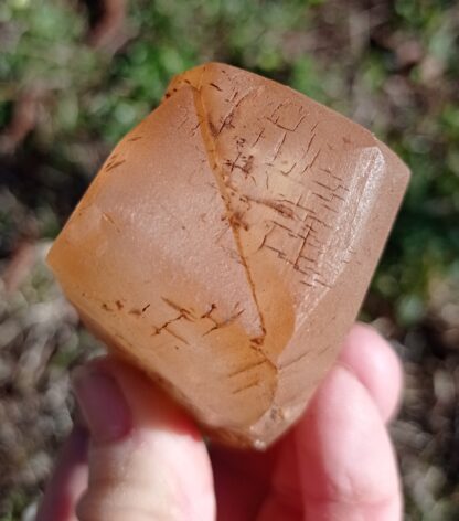 Calcite maclée, Pont-à-Nôle, Mont-sur-Marchienne, Belgique.