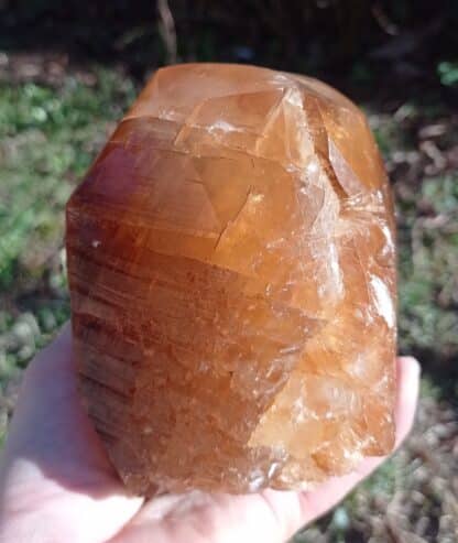 Cristal de Calcite maclé, Pont-à-Nôle, Mont-sur-Marchienne, Belgique.