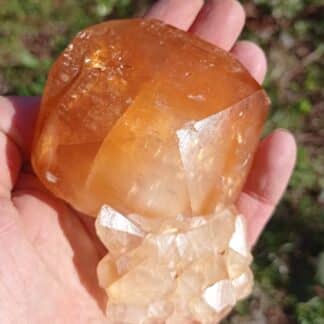 Calcite jaune, Pont-à-Nôle, Mont-sur-Marchienne, Belgique.