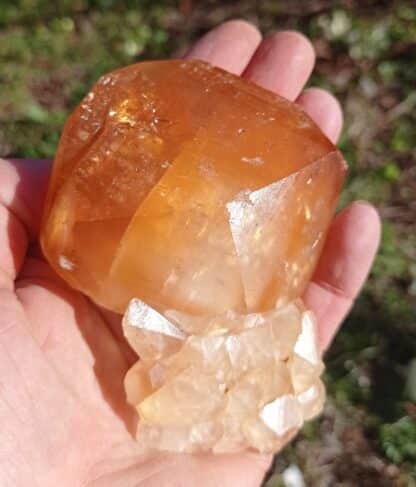 Calcite jaune, Pont-à-Nôle, Mont-sur-Marchienne, Belgique.