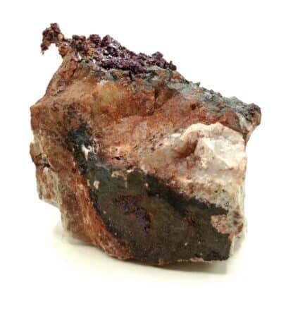 Cuprite et Cuivre natif, Morenci, Arizona, USA (États-Unis).