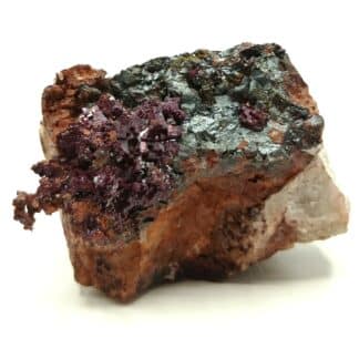 Cuprite et Cuivre natif, Morenci, Arizona, USA (États-Unis).