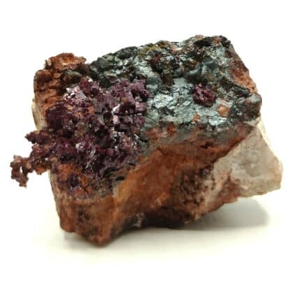 Cuprite et Cuivre natif, Morenci, Arizona, USA (États-Unis).