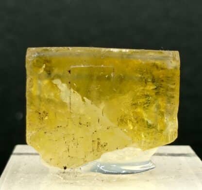 Fluorite (Fluorine) jaune, mine du Burc, Le Burg, Tarn.