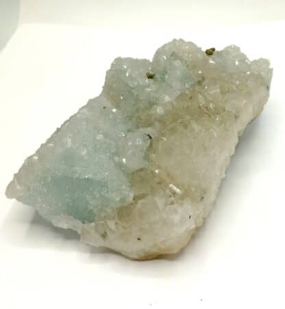 Fluorite (Fluorine), Quartz et Chalcopyrite, Le Burc (Burg), Tarn.