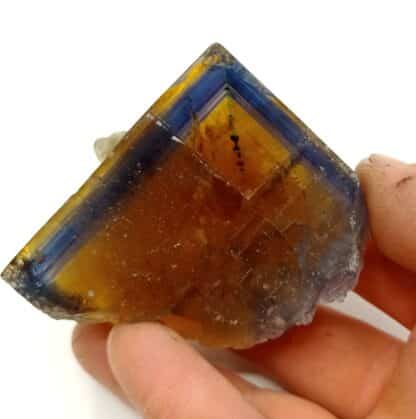 Fluorine (Fluorite), Filon jaune, Valzergues, Aveyron.