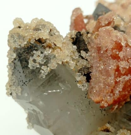 Inésite, Hubeite et Quartz, Hubei, Chine.