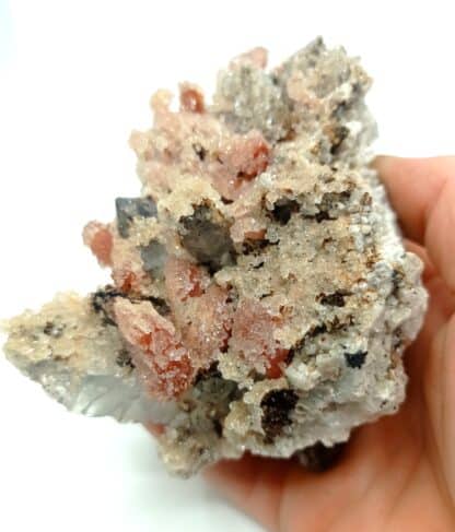 Inésite, Hubeite et Quartz, Hubei, Chine.