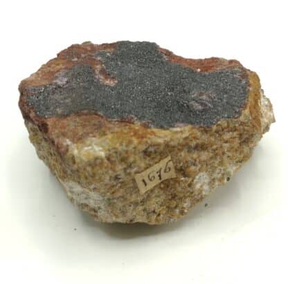 Eisenglimmer auf granit (Hématite), Egg bei Säckingen, Allemagne.