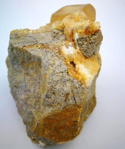 Calcite,carrière de Landelies, Belgique.