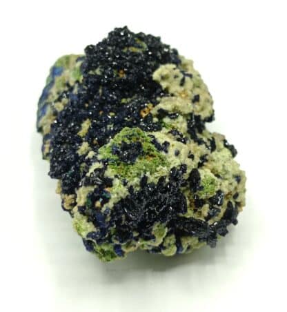 Azurite et Smithsonite, Tsumeb, Namibie.