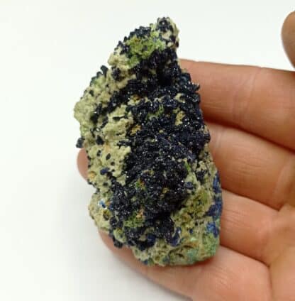 Azurite et Smithsonite, Tsumeb, Namibie.