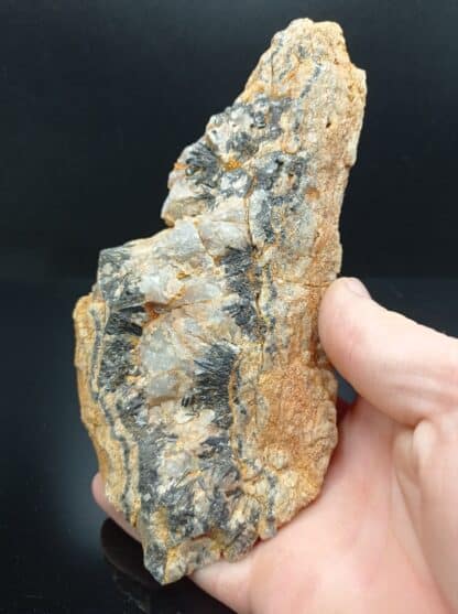 Wolframite, Les Montmins, Echassières, Allier.