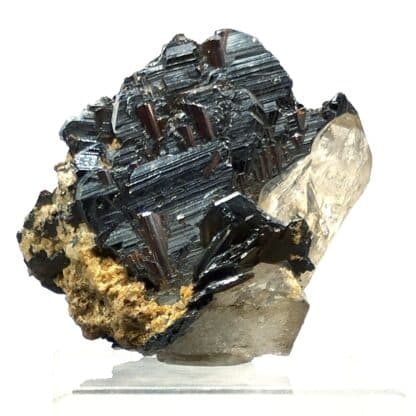 Rutile et Hématite, Val Cavradi, Uri, Suisse.