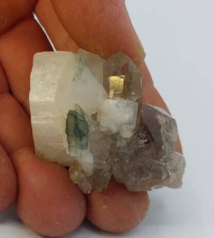 Adulaire et Quartz, Saint-Gothard, Suisse.