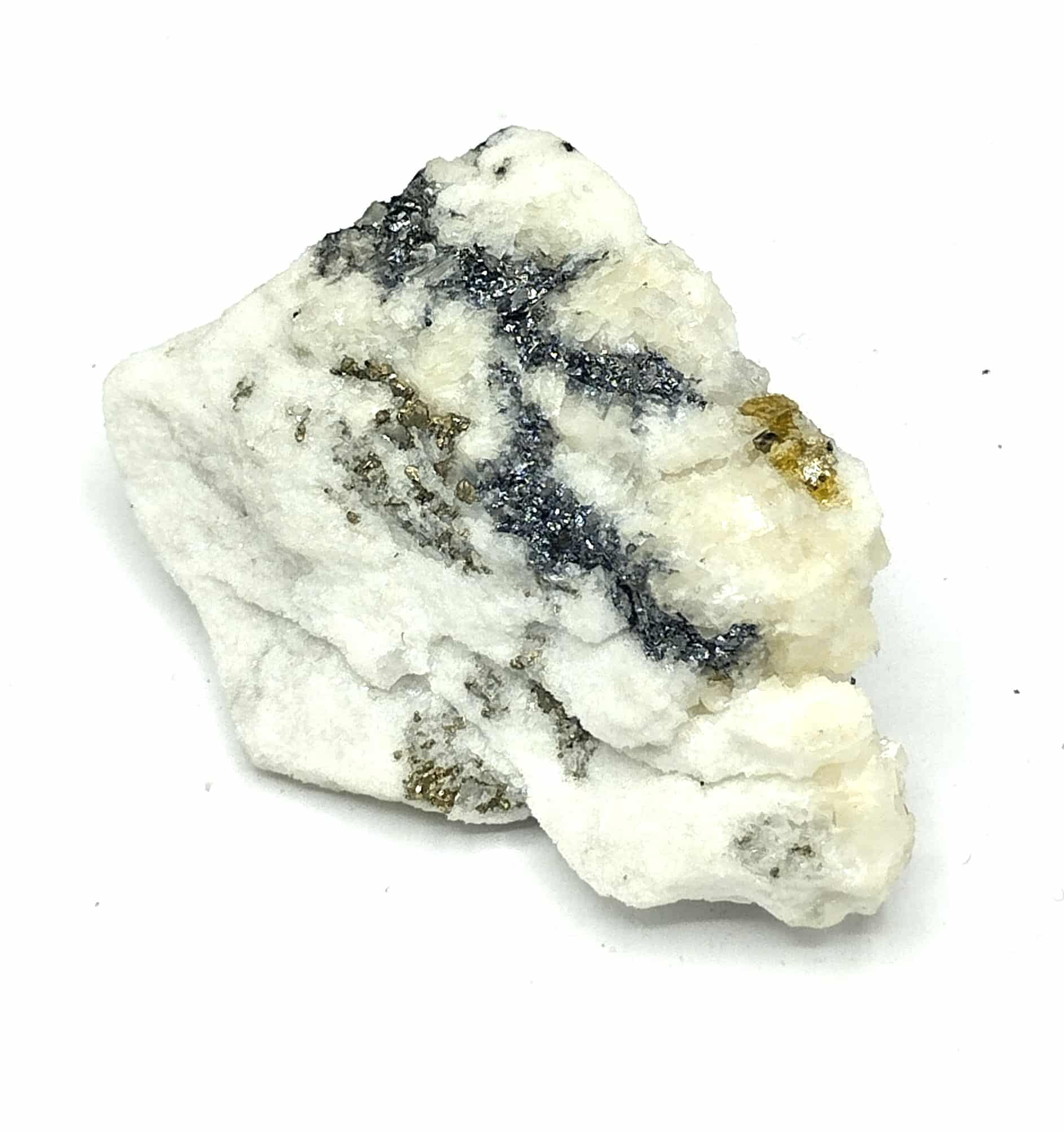 Sartorite et Sphalérite (Blende), Lengenbach, Binntal, Valais, Suisse.