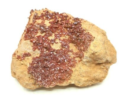 Vanadinite, Mibladen, Maroc.