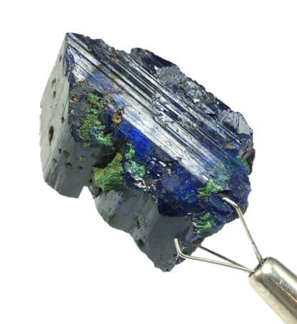 Azurite et Malachite, Puits XII, Touissit, Maroc.