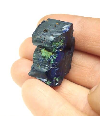 Azurite et Malachite, Puits XII, Touissit, Maroc.