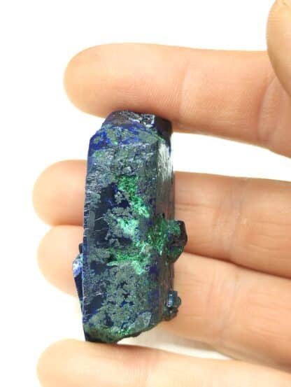 Azurite et Malachite, Puits XII, Touissit, Maroc.