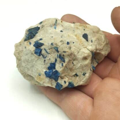 Lazulite, Graves Mountains, Géorgie, États-Unis (USA).