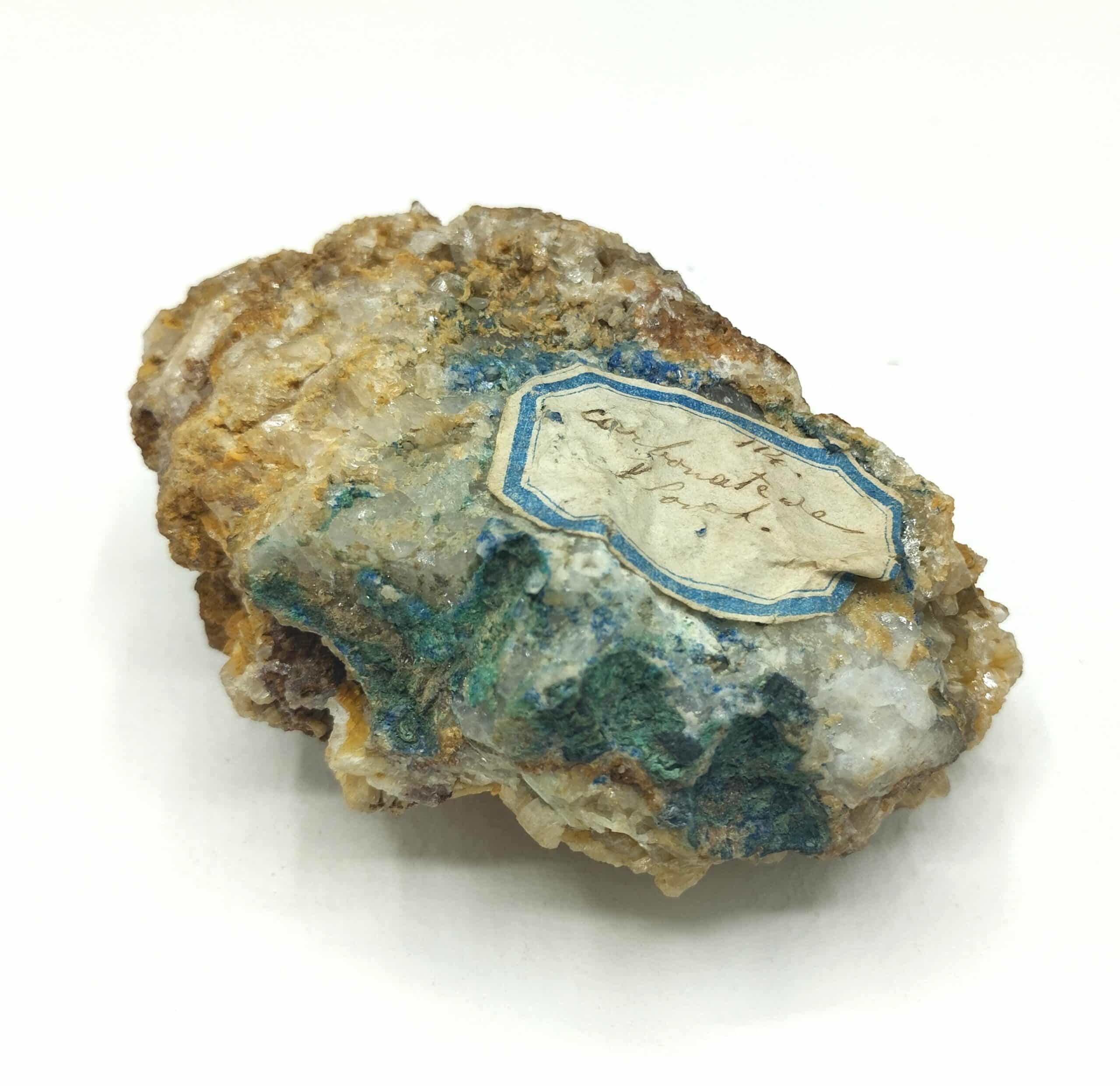 Cérusite, Linarite et Brochantite, M’Fouati, Congo RDC.