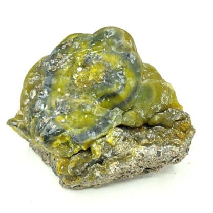 Smithsonite et Cérusite, Touissit, Maroc.