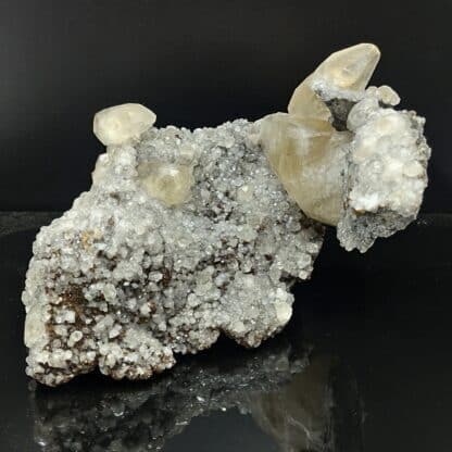 Calcite et Sphalérite, Trèves, Gard.