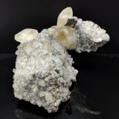 Calcite et Sphalérite, Trèves, Gard.