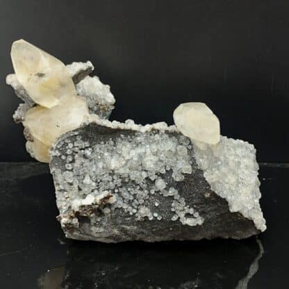 Calcite et Sphalérite, Trèves, Gard.