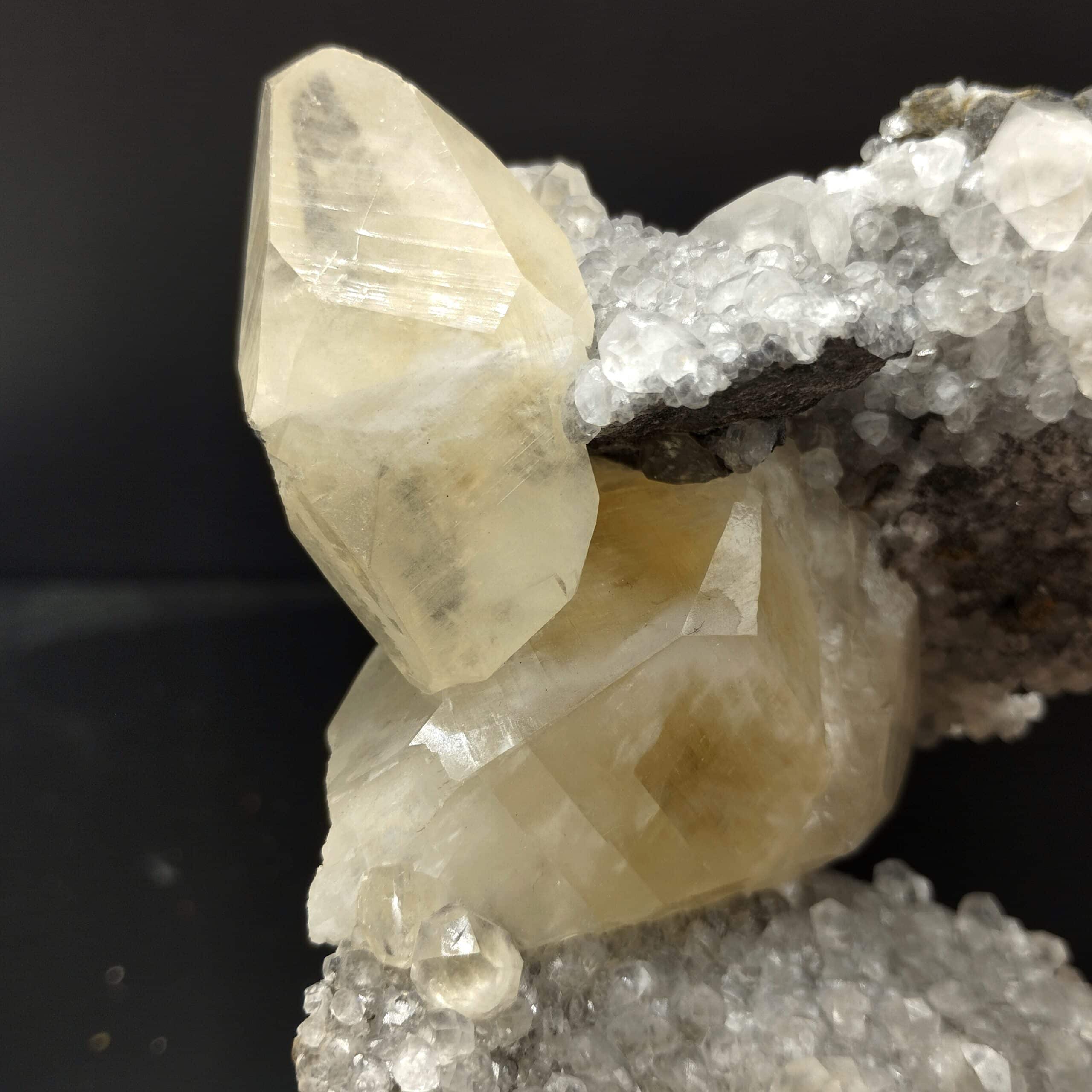 Calcite et Sphalérite, Trèves, Gard.