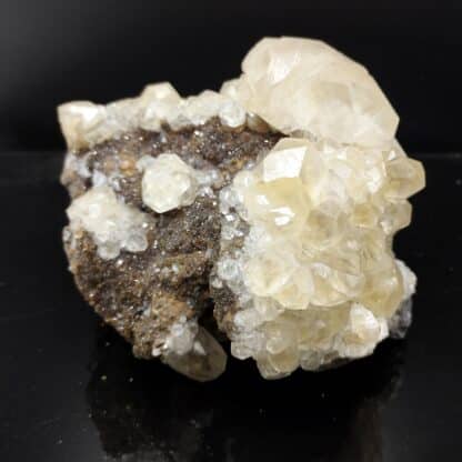 Calcite, Sphalérite et Dolomite, Trèves, Gard.