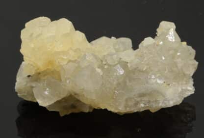 Calcite sur quartz, mine Saint-Jacques, Sainte-Marie-aux-Mines.