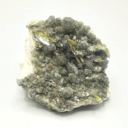 Sphène (Titanite), Hématite et Quartz, Arvigo, Suisse.