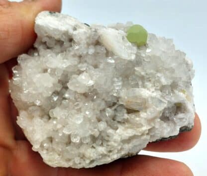 Heulandite et Prehnite, Prospect Park, New Jersey, USA.