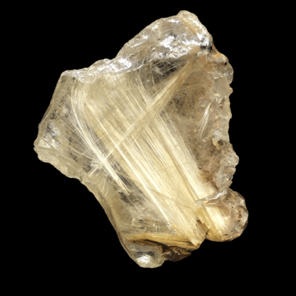 Rutile dans Quartz, Minas Gerais, Brésil.