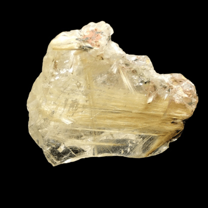 Rutile dans Quartz, Minas Gerais, Brésil.