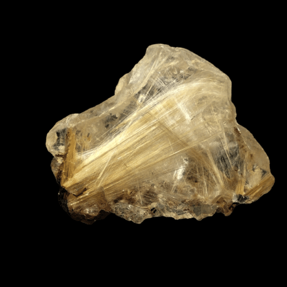 Rutile dans Quartz, Minas Gerais, Brésil.