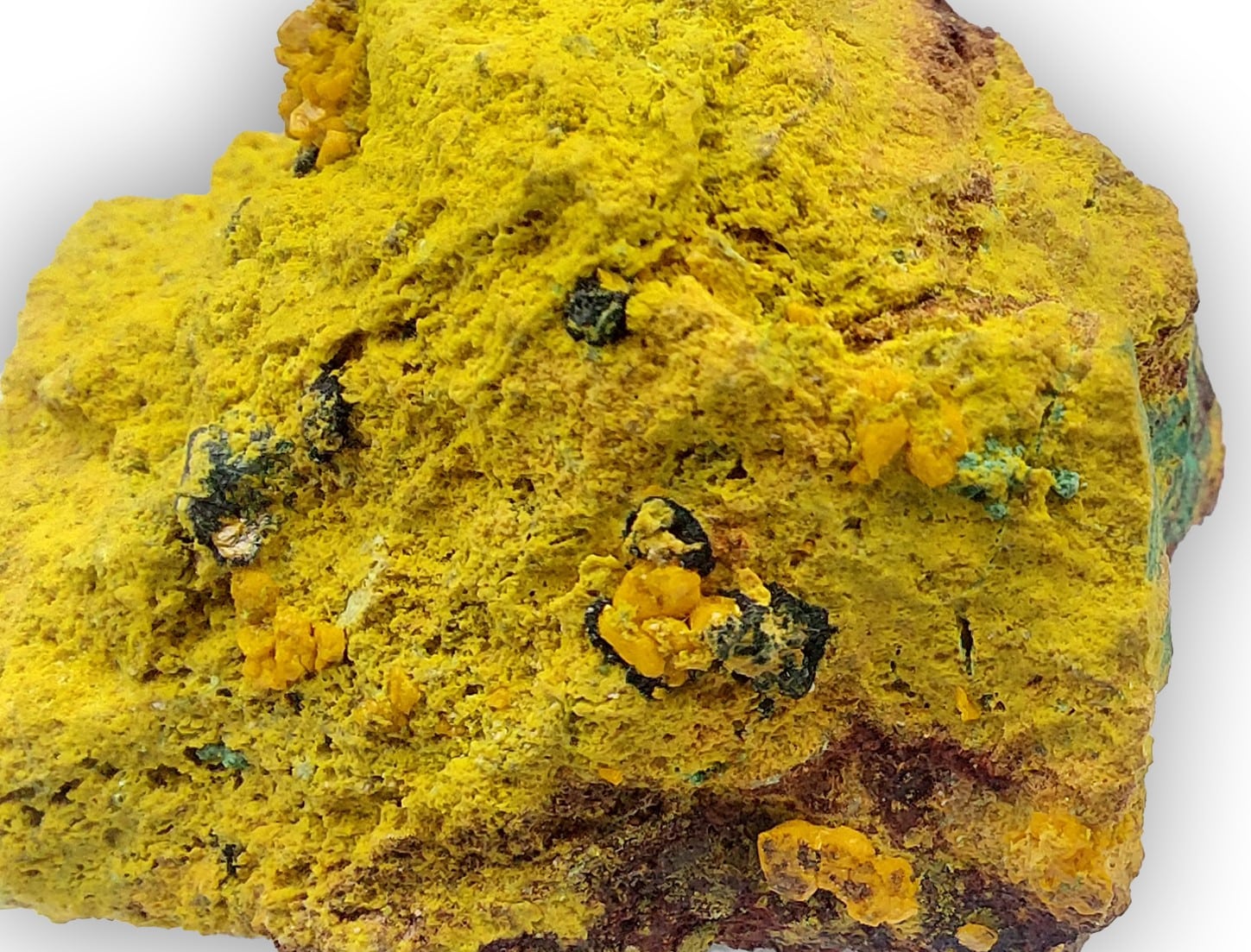 Soddyite, Kov, Kolwezi, Katanga, Congo (RDC).