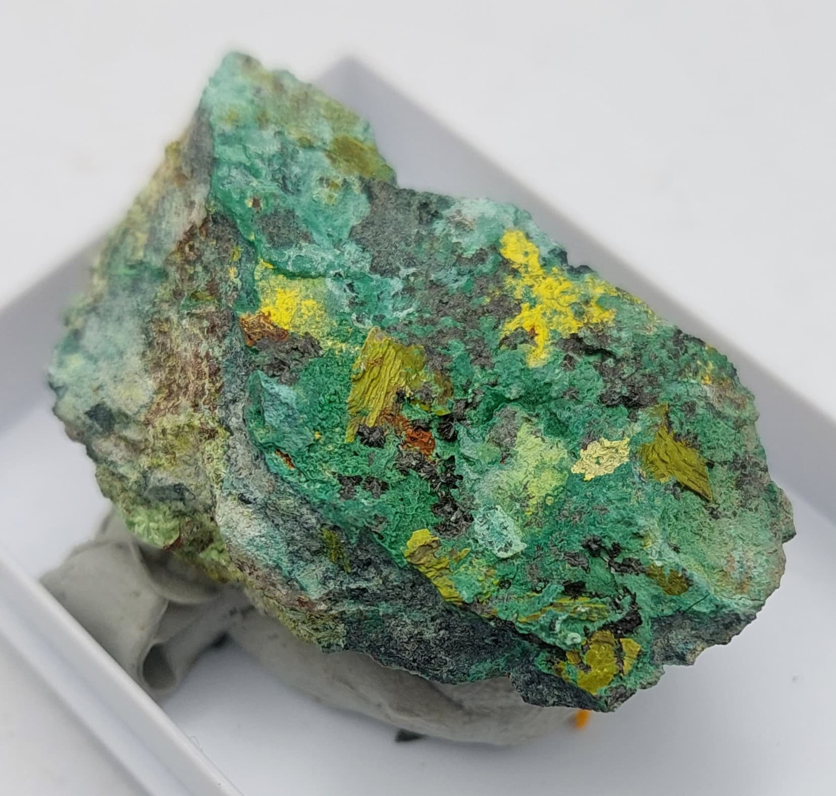 Demesmaekerite et Marthozite, Musonoi, Kolwezi, Katanga, Congo (RDC).