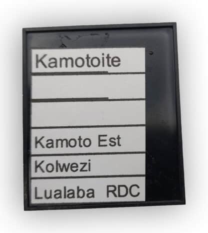 Kamotoite, Kamoto Est, Kolwezi, Katanga, Congo (RDC).