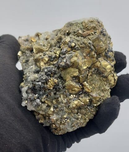 Chalcopyrite et Blende, Baia Sprie, Roumanie.