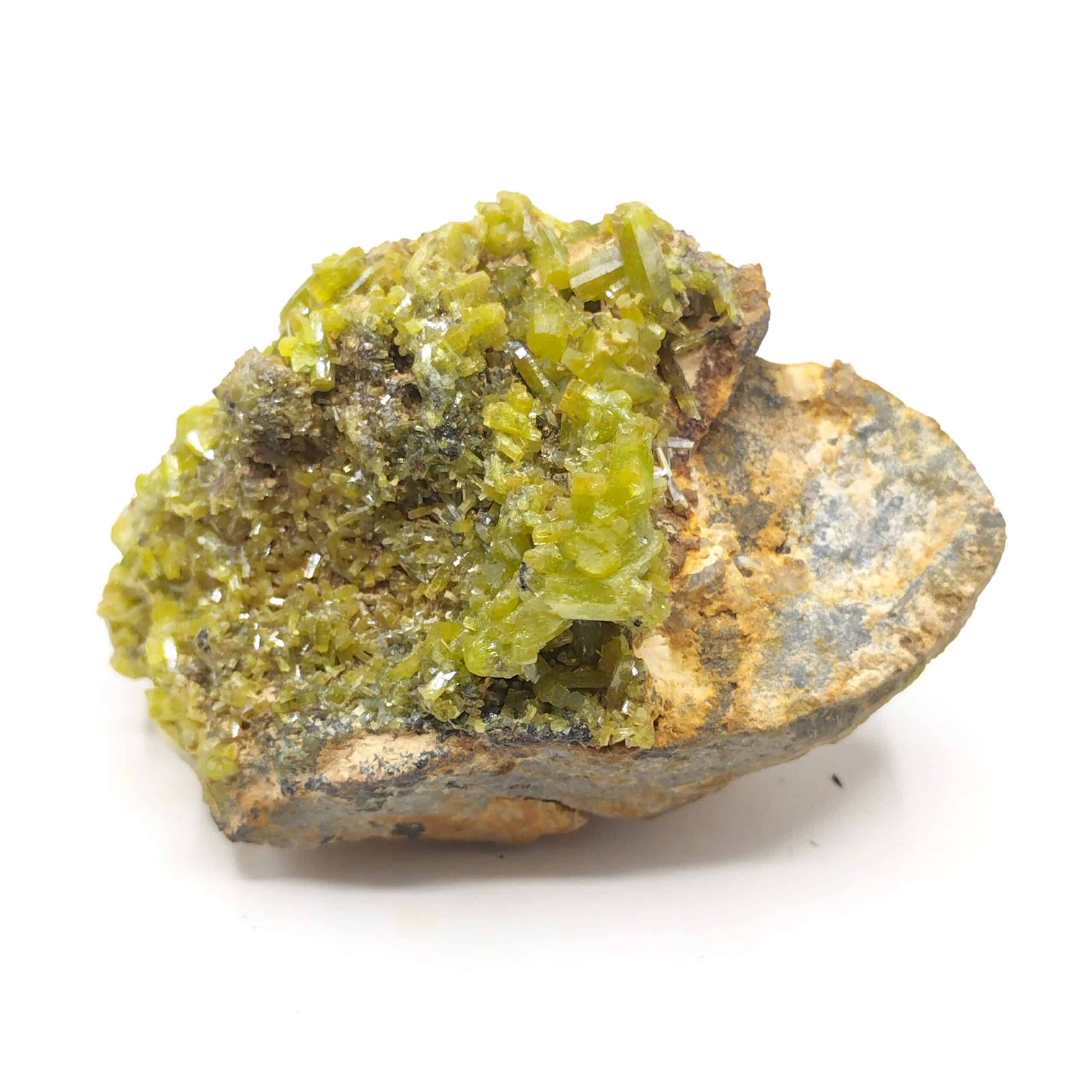 Pyromorphite, Steinbach, Haut-Rhin, Alsace.