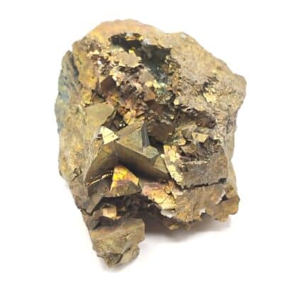 Chalcopyrite, Mine Armée Céleste, Sainte-Marie-aux-Mines, Haut-Rhin.