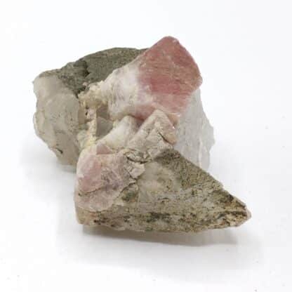 Fluorine (Fluorite) rose, Göscheneralp, Uri, Suisse.