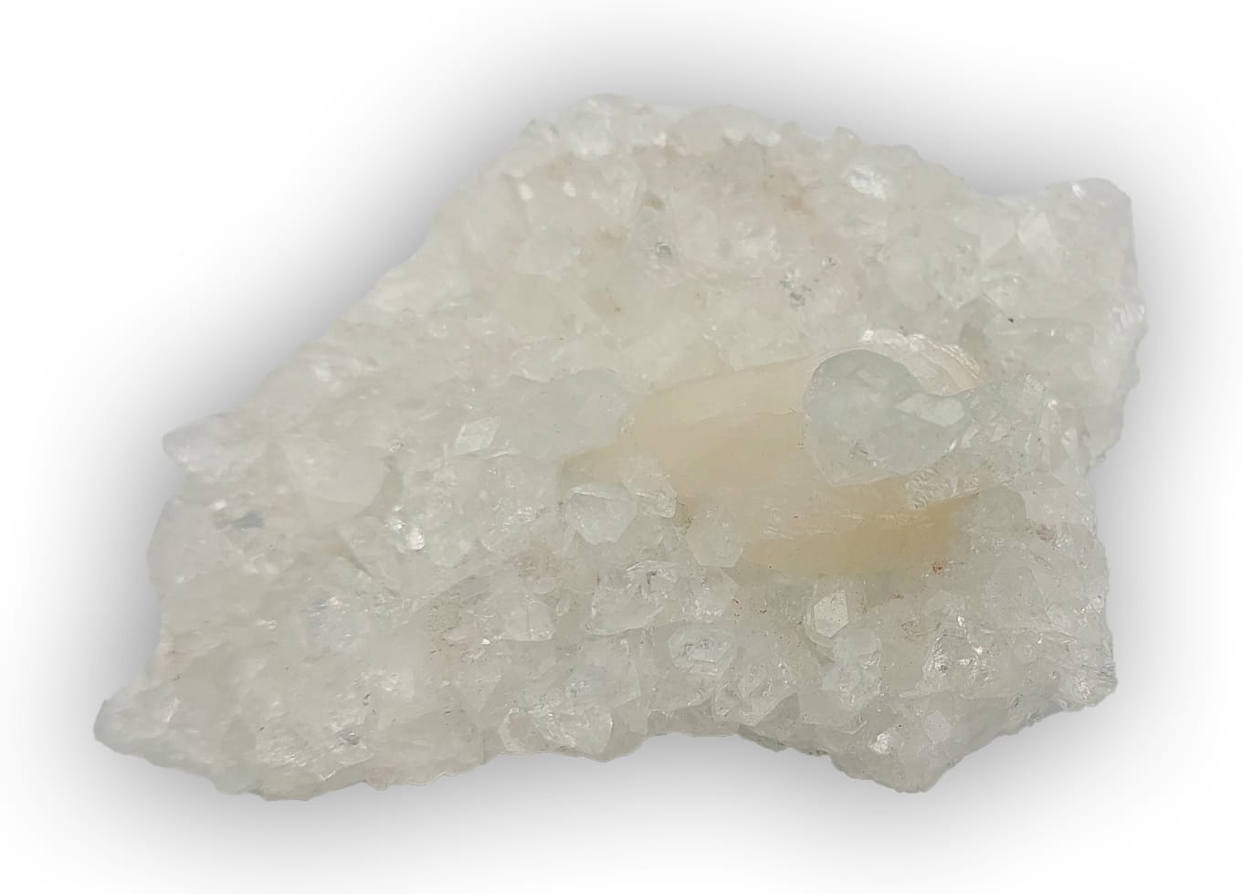 Stilbite et Apophyllite, Jalgaon, Inde.