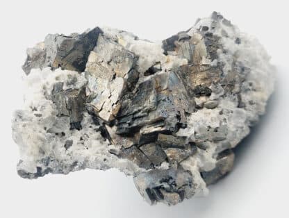 Arsénopyrite, Blende, Calcite et Pyrite, Mexique.